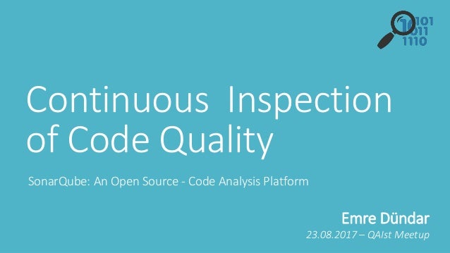 Sonar Code Quality Testing Essentials